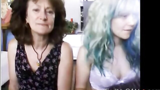 mother daughter webcam