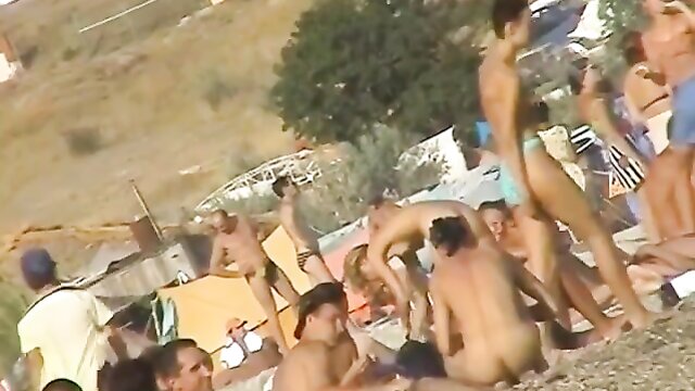 sexy beach nudist girl spied